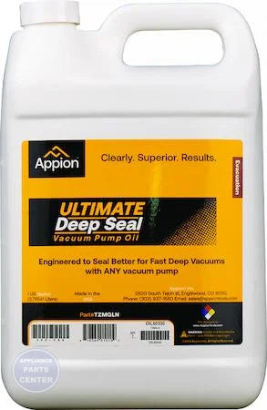TEZOM™ Vacuum Pump Oil TZMGLN - Main view showing hydrophobic formula for specific models