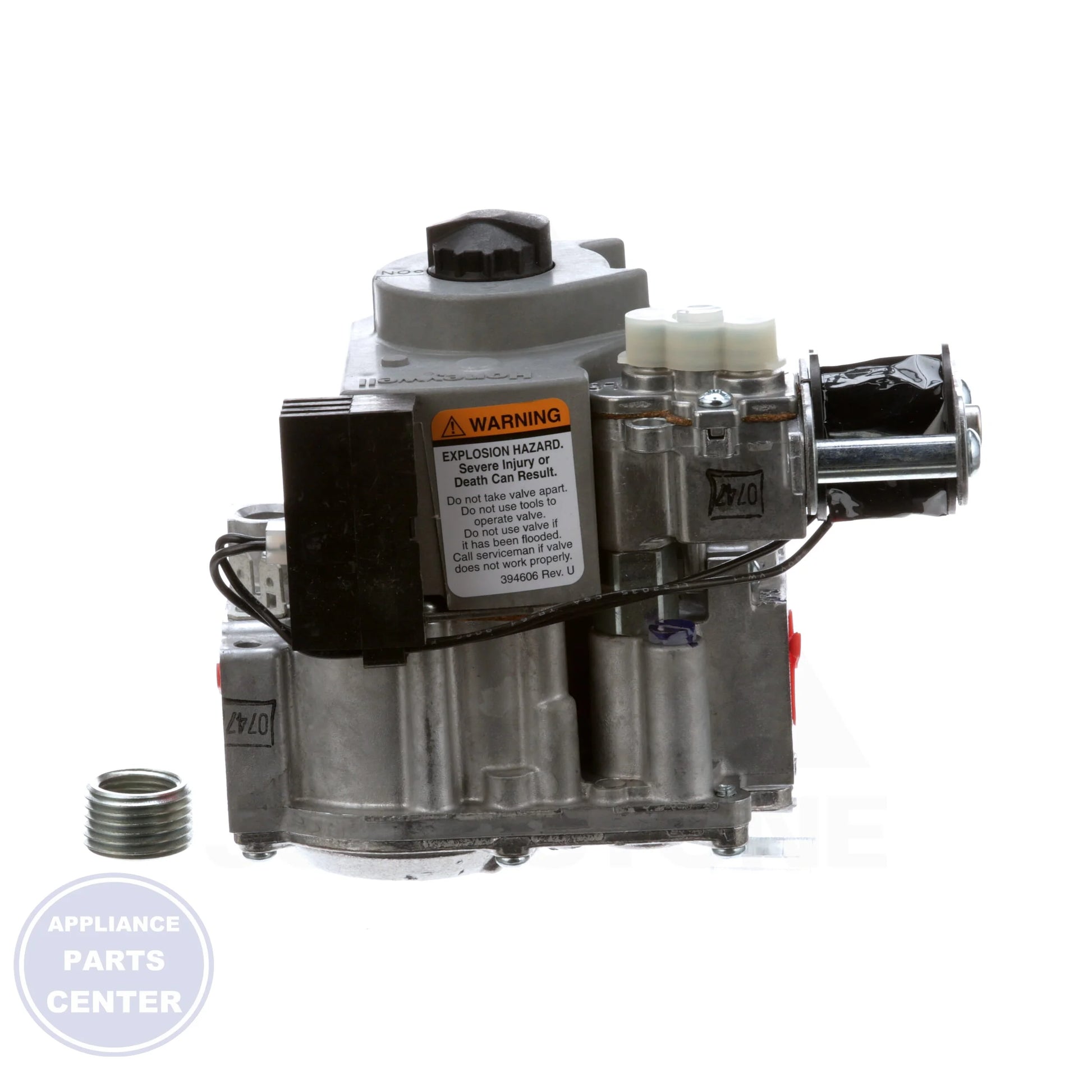 Dual Direct Ignition Gas Valve VR8205N8829T/U - Side view with 1/2" connections
