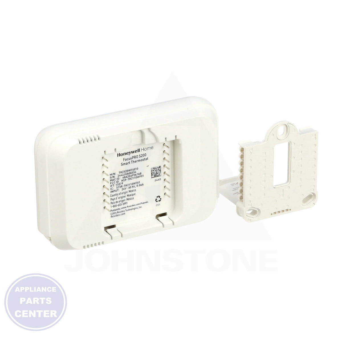 FocusPRO® Smart Thermostat TH2110WF4008/U - Side view with dimensions 4.75 x 2.31 x 6.25