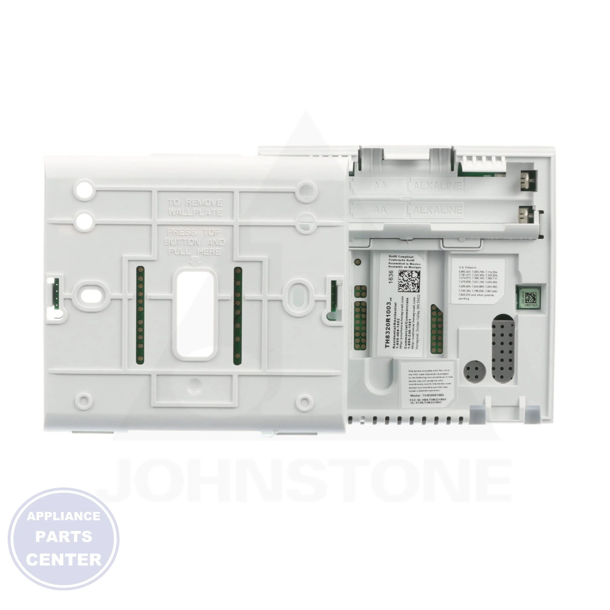 VisionPRO® 8000 Thermostat TH8320R1003/U - Side view with precise control features