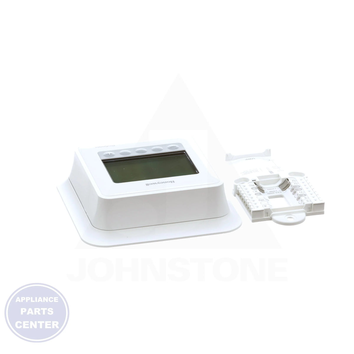 T4 Pro Programmable Thermostat TH4110U2005/U - Side view with terminal designations for easy installation