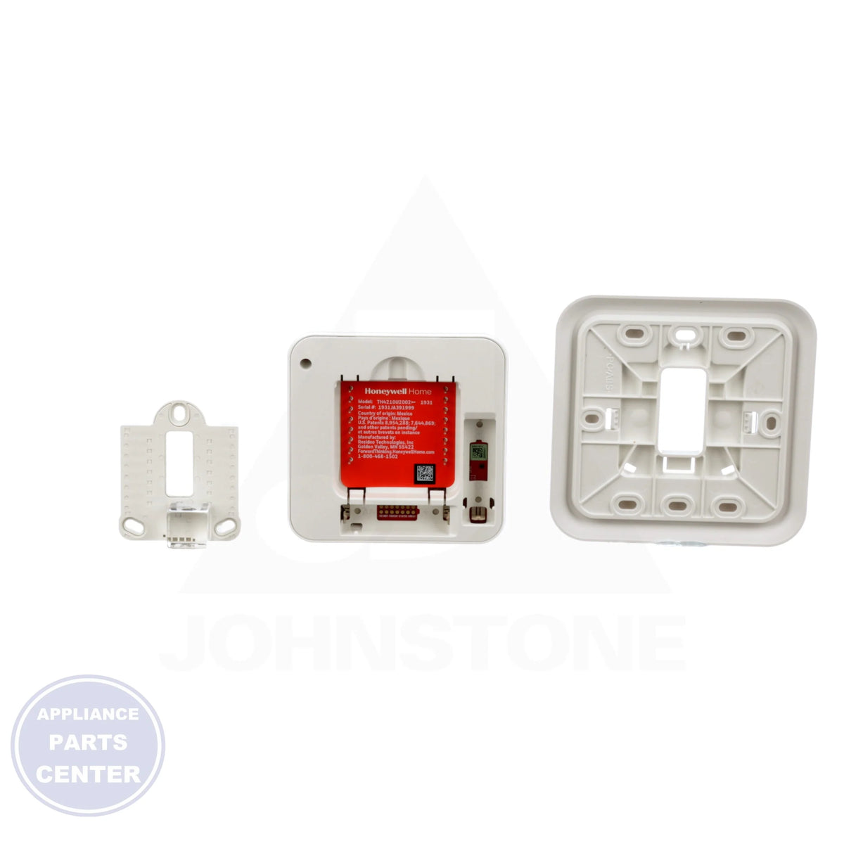 T4 Pro Programmable Thermostat TH4210U2002/U - Side view with precise terminal designations
