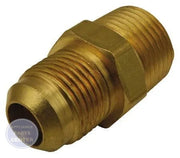 [Brand] Half Union Flare to Male Pipe Thread U1-4B - Main view showing secure connections for specific models