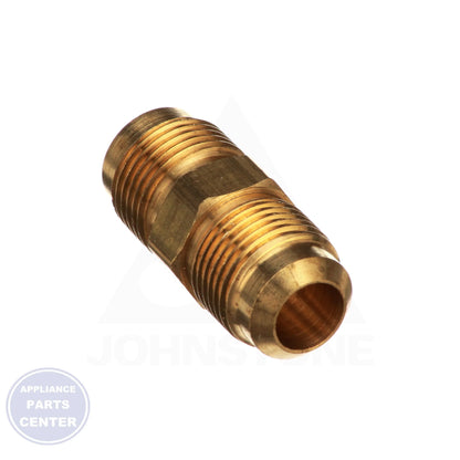 Flare to Flare Union U2-10 - Detailed view of copper brass aluminum steel plastic tube compatibility