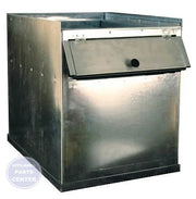 [Brand] Upflow Filter Plenum UFFPG17 - Main view showing spring-hinged door for various HVAC models