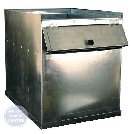 [Brand] Upflow Filter Plenum UFFPG17 - Main view showing spring-hinged door for various HVAC models