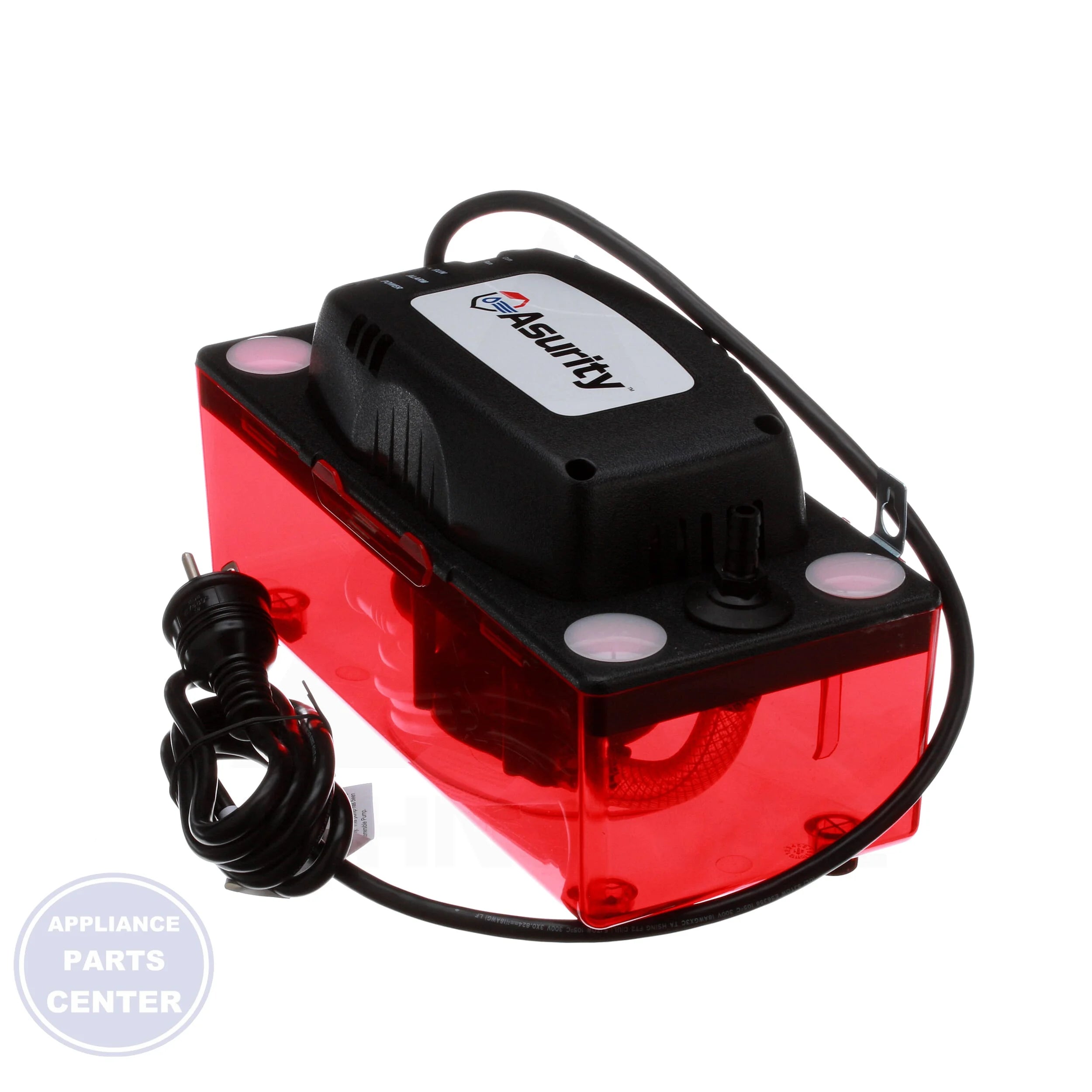 ULTRACP-22T-230 - Detailed view of LED indicators and float switch
