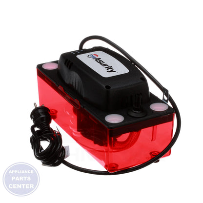 ULTRACP-22T-230 - Detailed view of LED indicators and float switch
