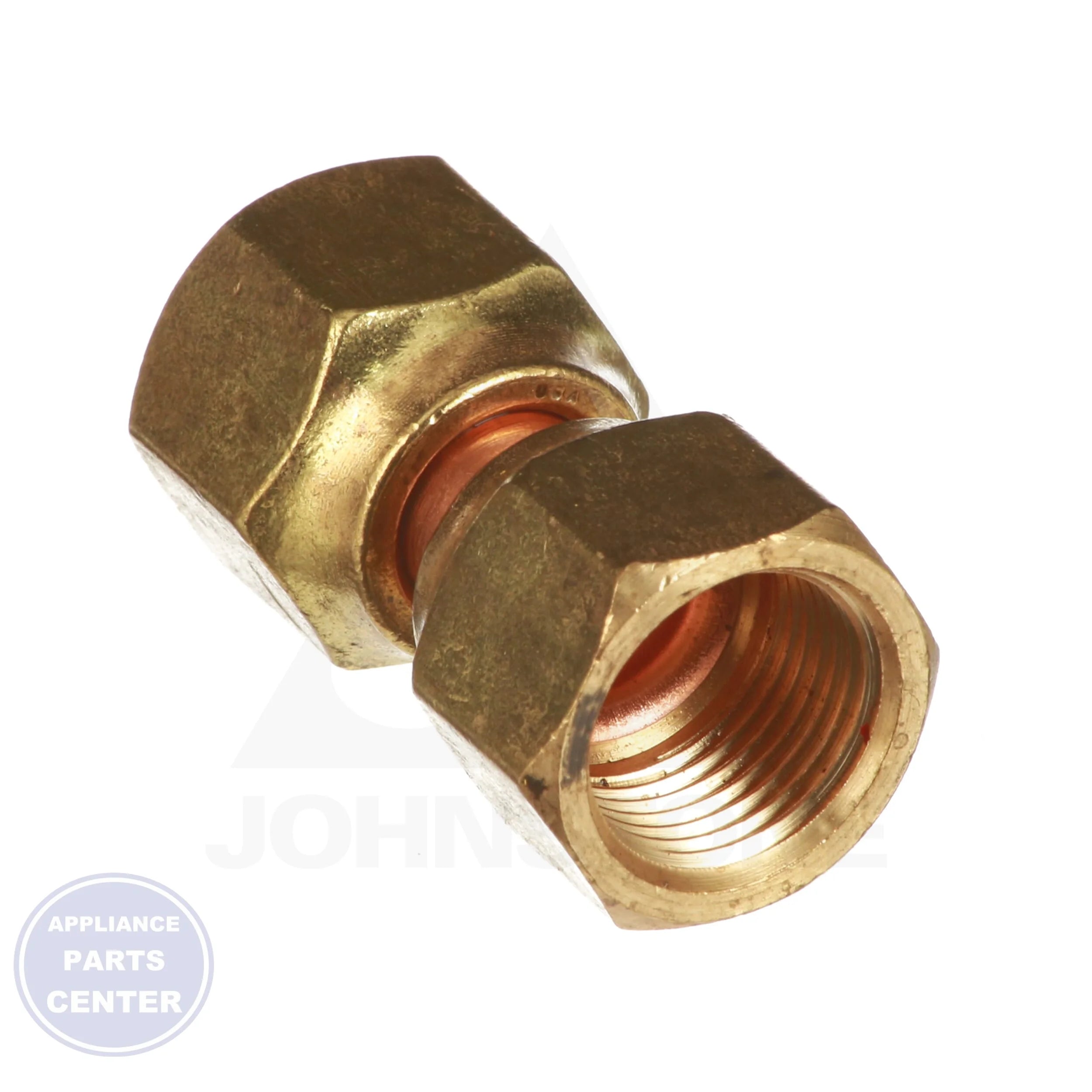 Flare Swivel Connector US4-8 - Detailed view of material compatibility