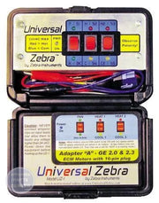 Universal Zebra ECM Tester UZ-1 - Main view showing compatibility with GE Regal-Beloit motors