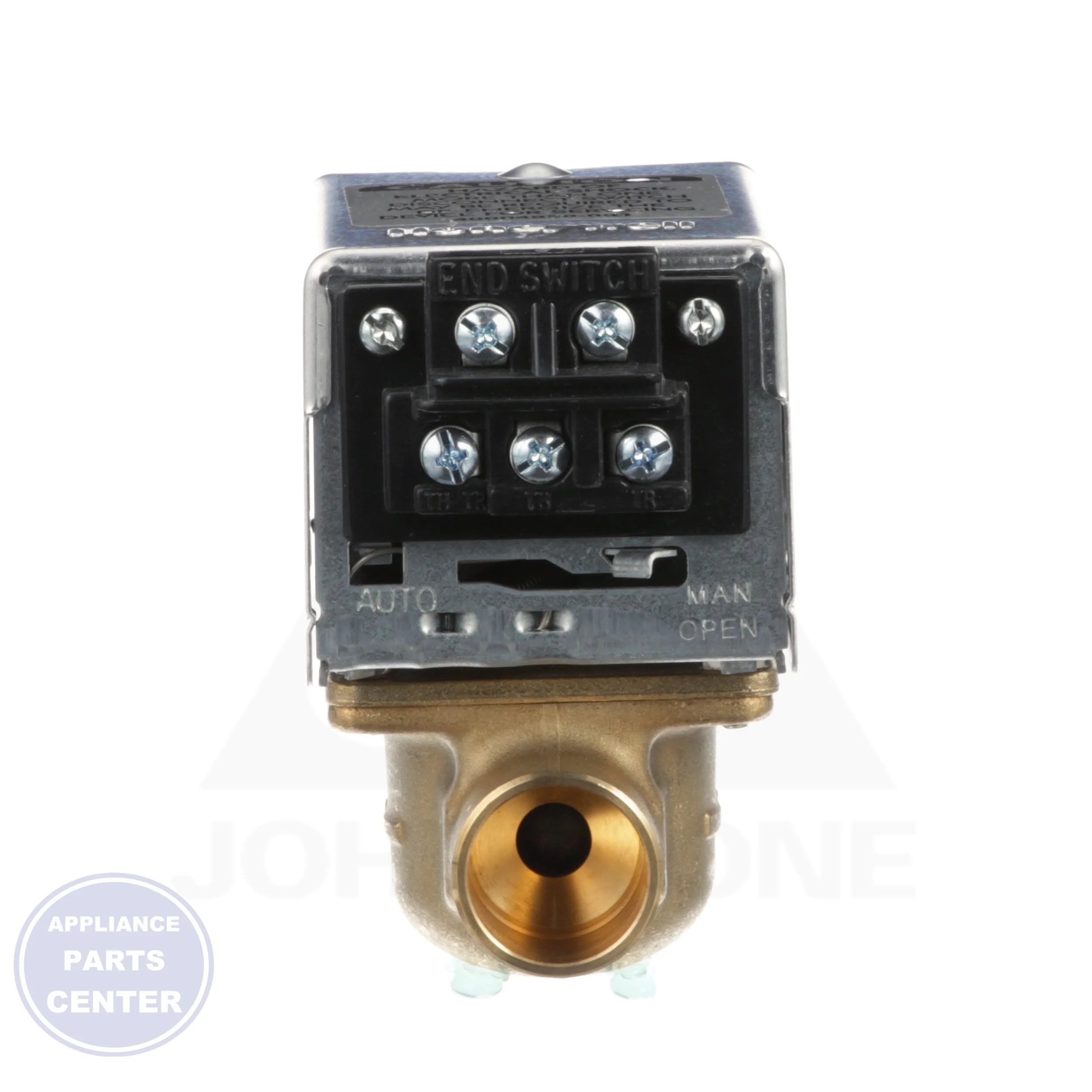 Zone Valve V8043F1036 - Detailed view of 24V electrical connection