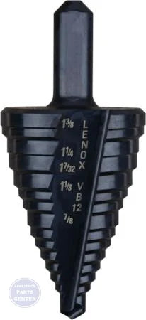 [Brand] Vari-Bit Step Drill Bit VB12 - Main view showing precision drilling for various models