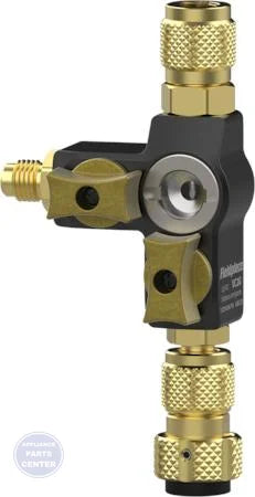[Brand] Dual Valve Core Removal Tool VC2G - Main view showing dual ball valves for protection