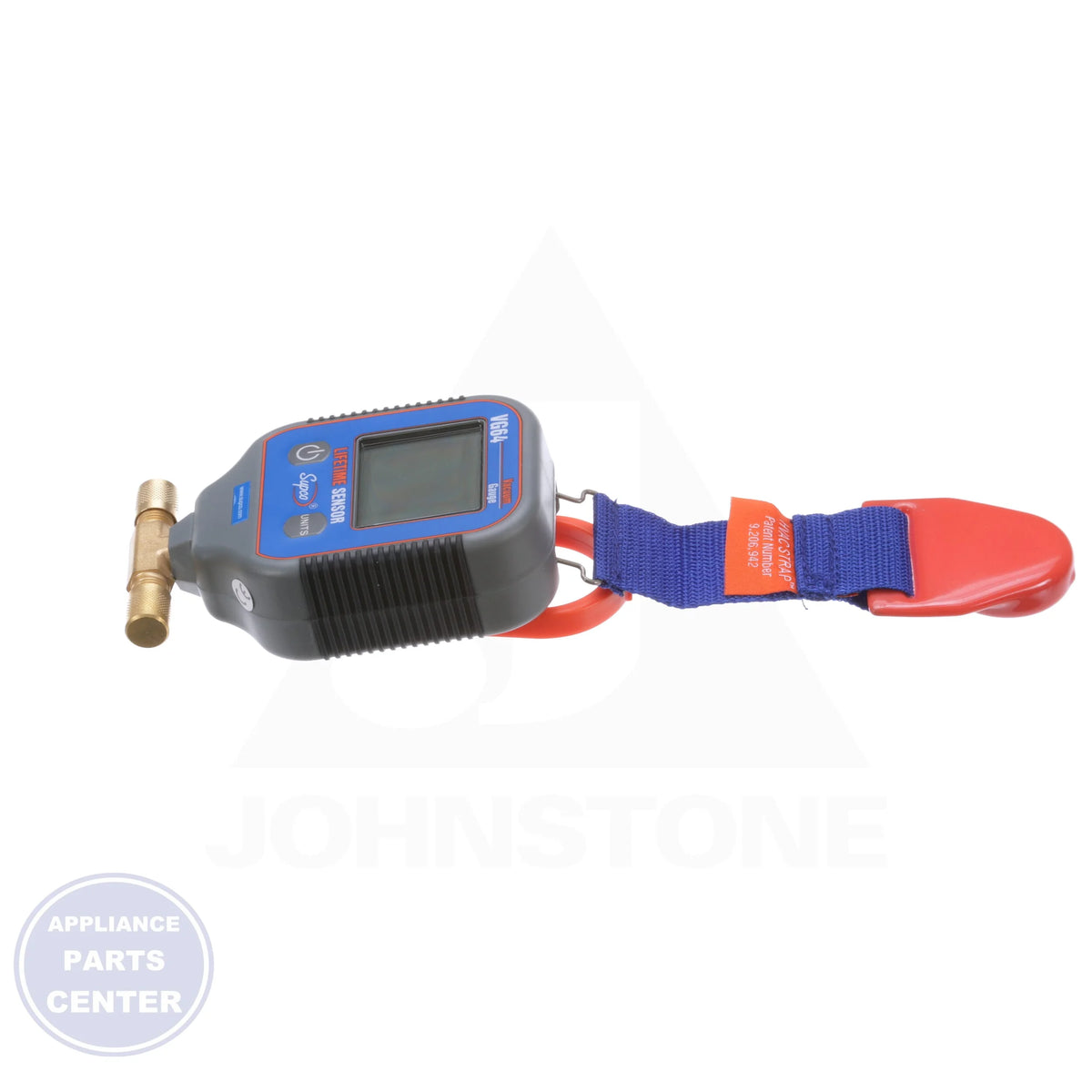Digital Vacuum Gauge VG64 - Detailed view of multiple technical details
