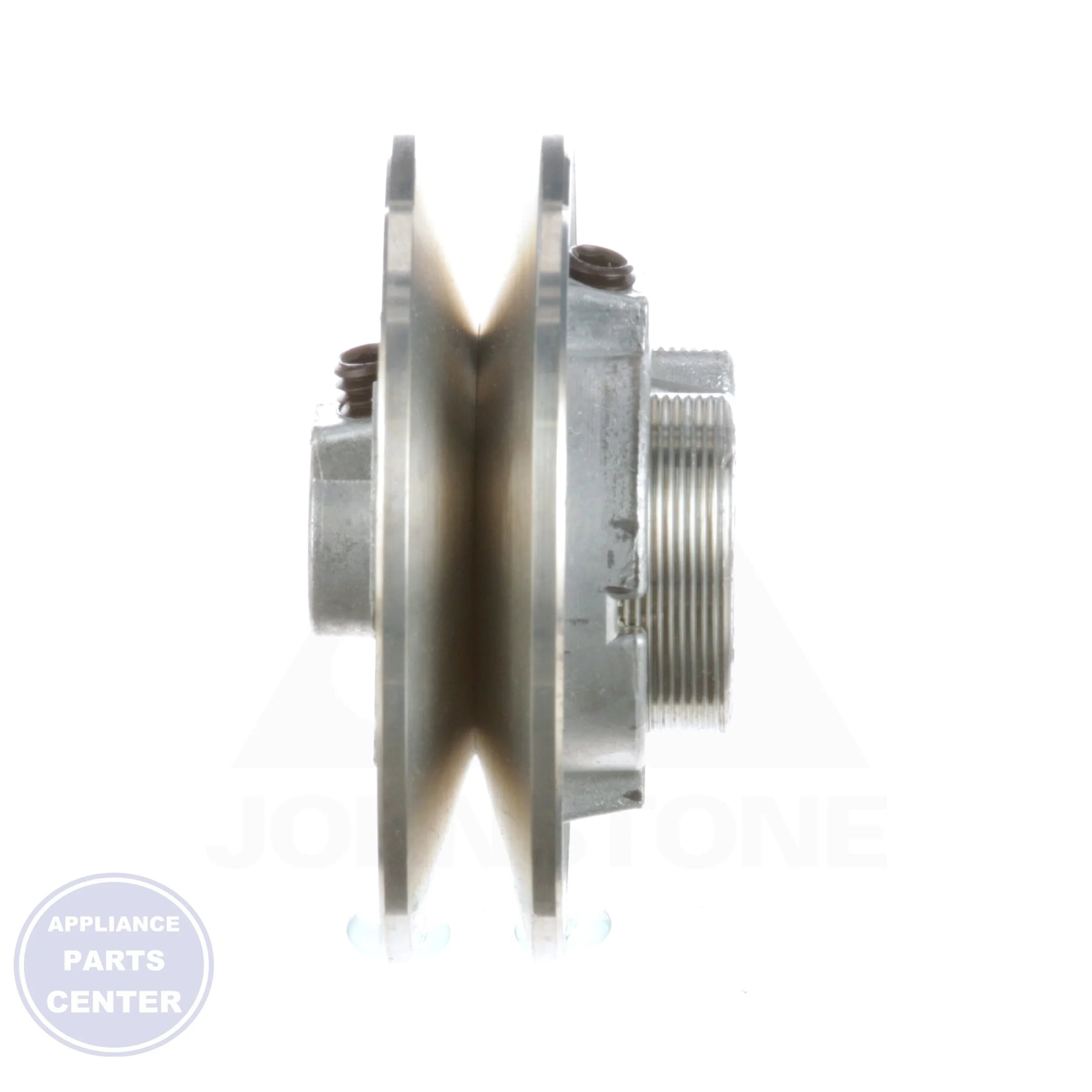 Variable Pitch Die Cast Pulley VP325X050 - Detailed view of rugged zinc construction