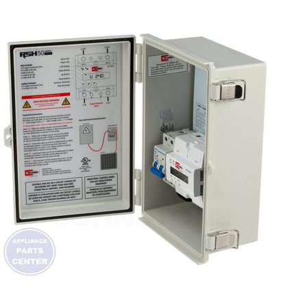 VRMDC RSH Series Surge Protector - Detailed view of non-volatile memory and settings