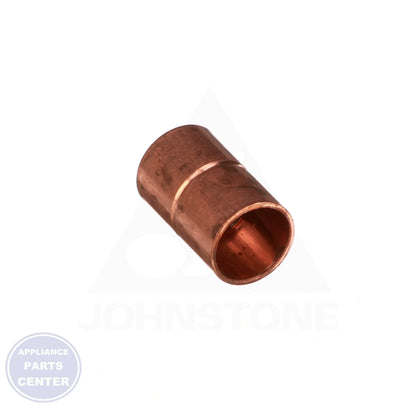 3/8 x 3/8 Copper CxC Coupling W01009 - Detailed view of 1/4" nominal size