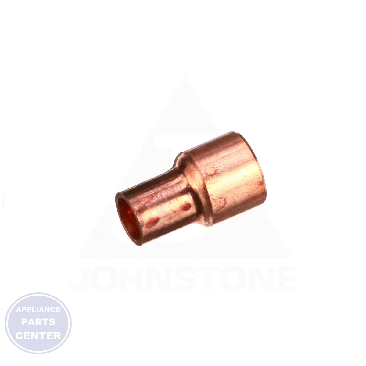 3/8 x 1/4 Copper CxC Coupling W01011 - Side view with precise measurements