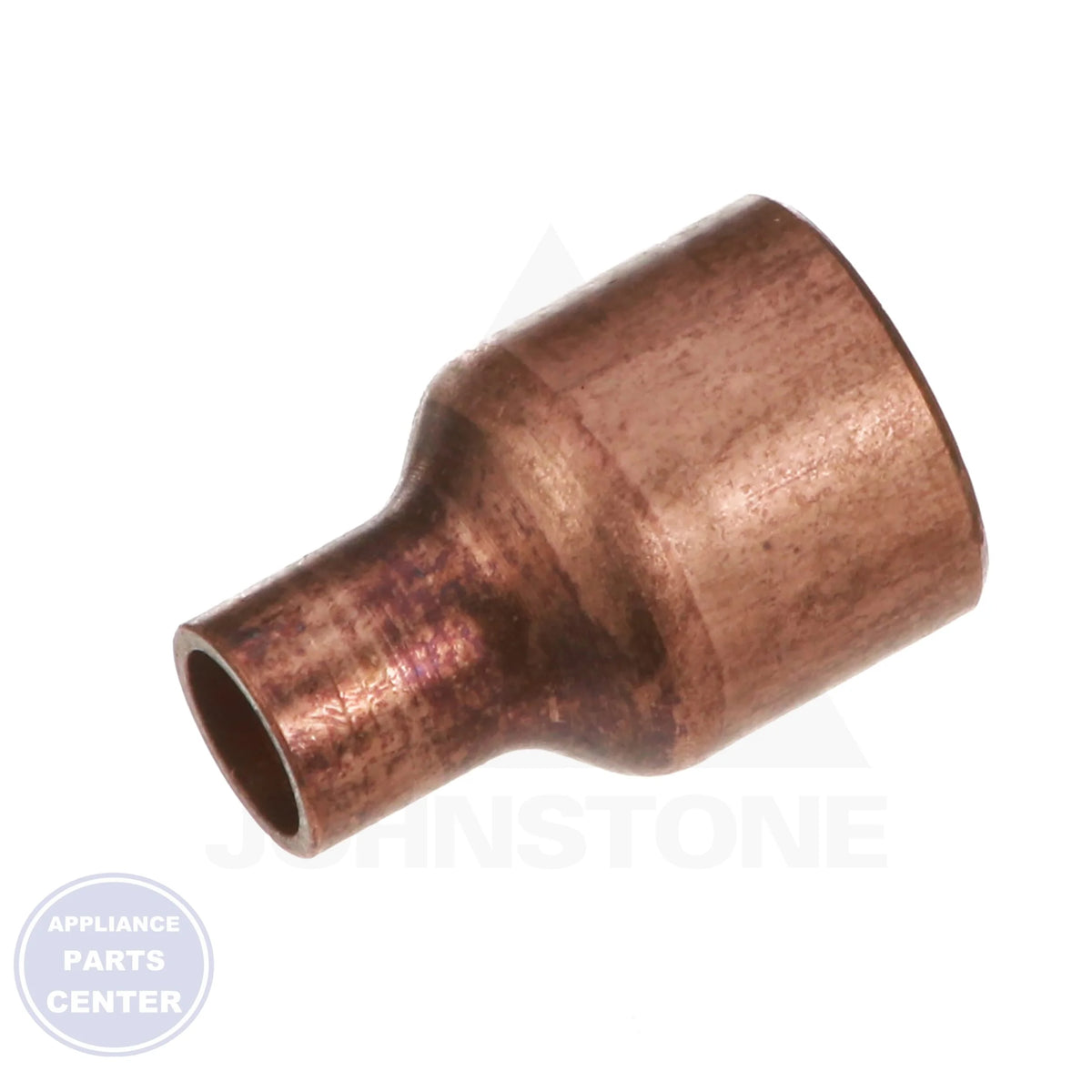 Copper CxC Coupling W01021 - Side view with 1/2" x 1/4" specifications