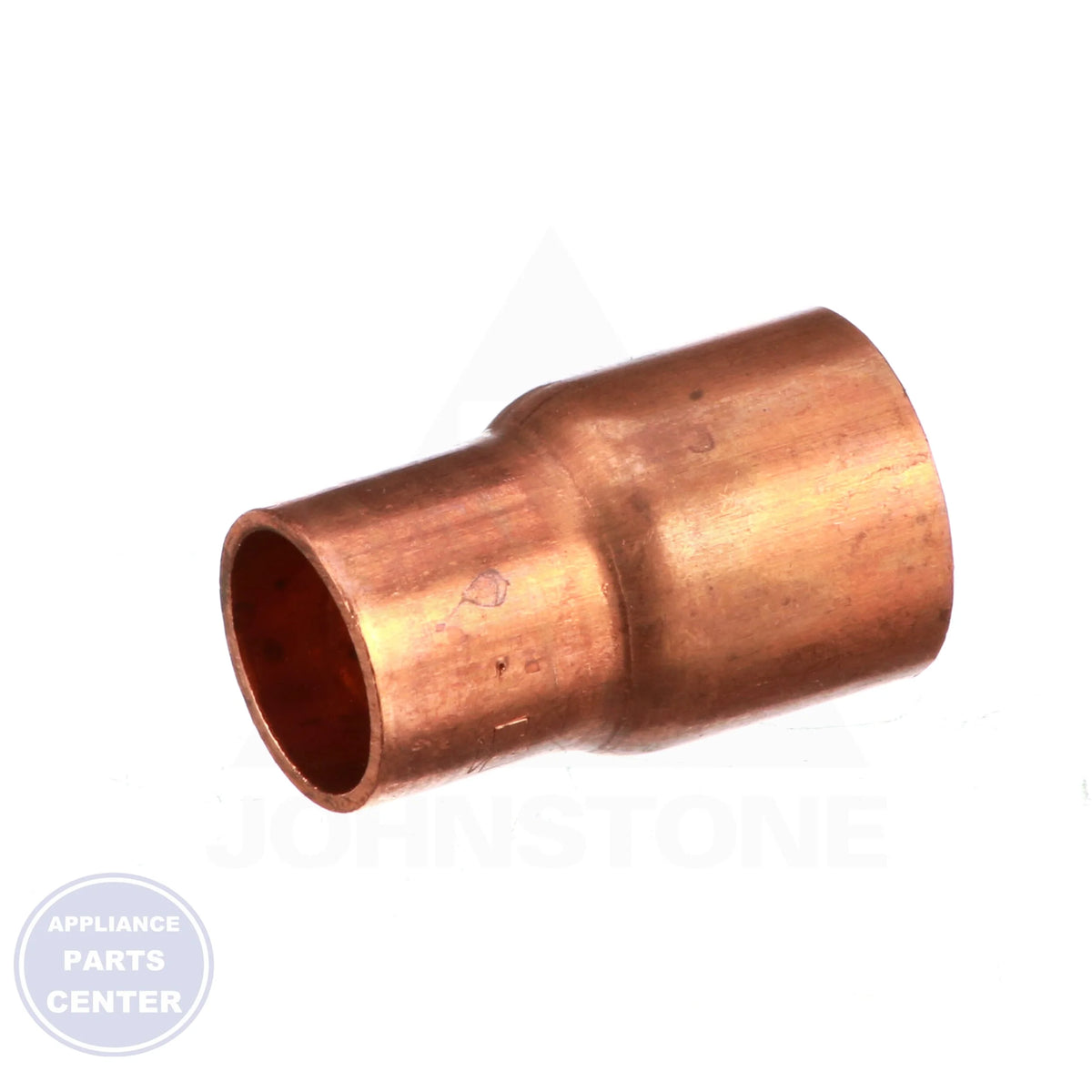 5/8 x 1/2 Copper CxC Coupling W01023 - Side view with precise measurements