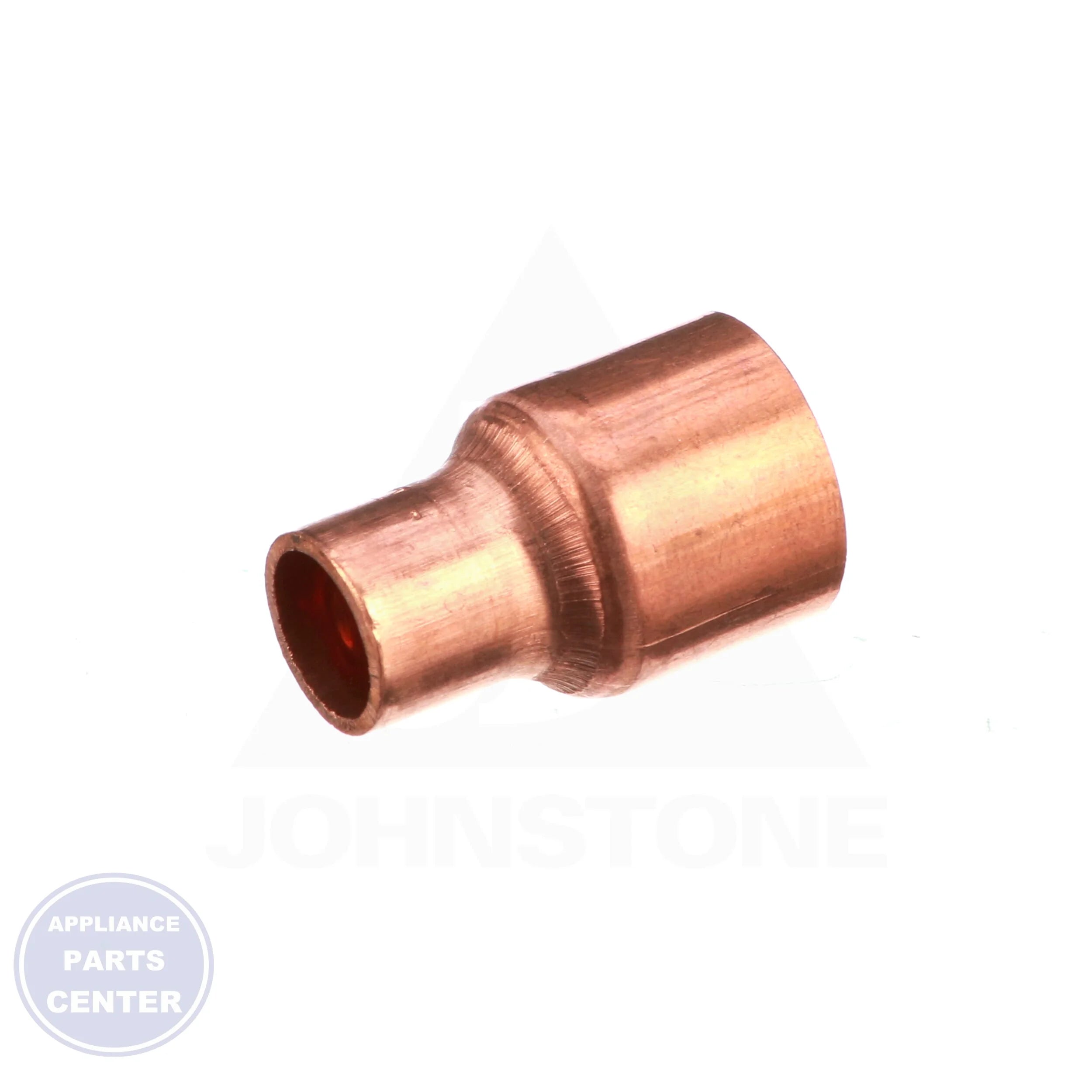 Copper CxC Coupling W01025 - Side view with 5/8" x 3/8" measurements