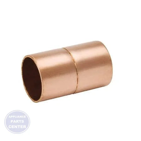 [Brand] 3/4 x 3/4 Copper CxC Coupling W01028 - Main view showing pressure-reliant water flow for [specific models]