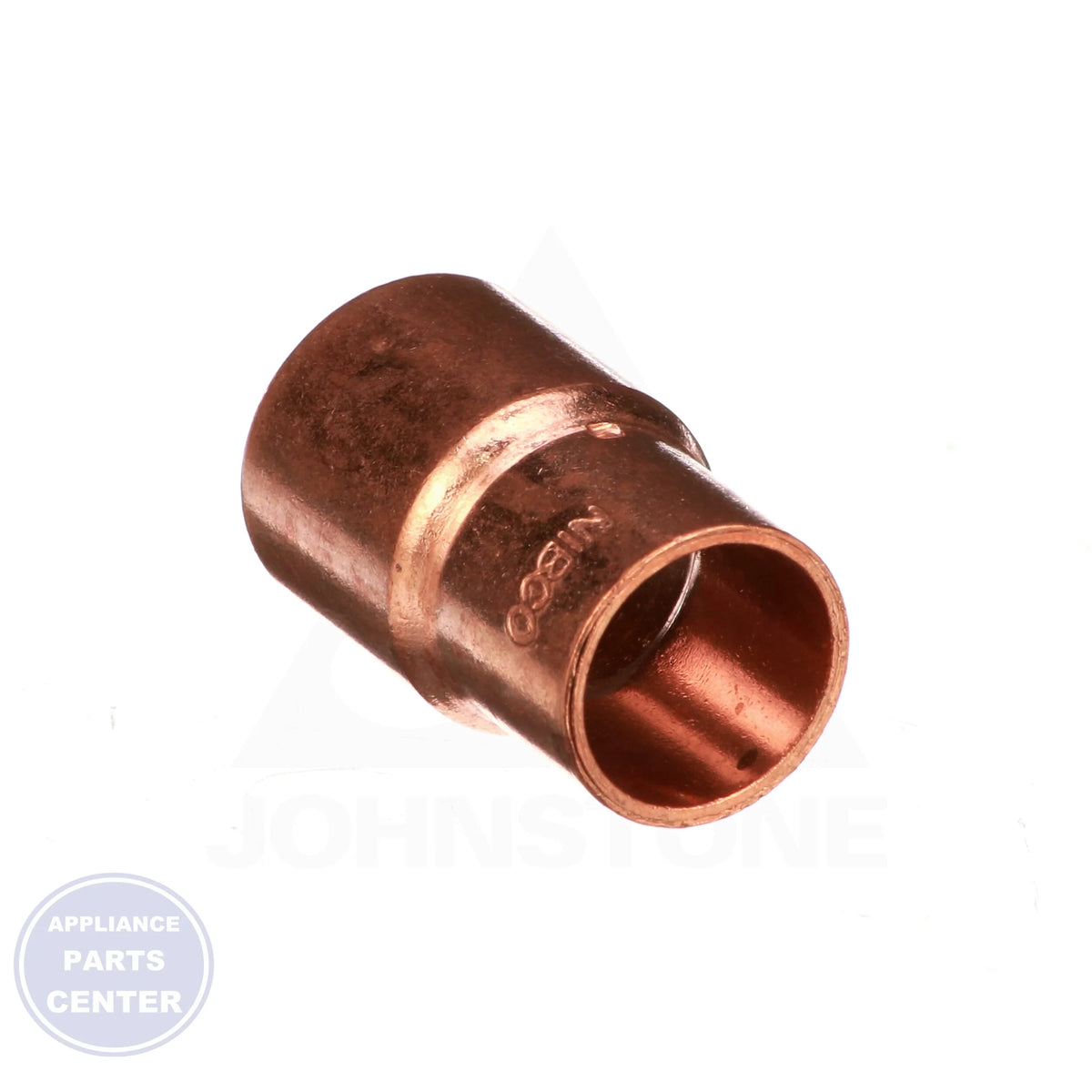 3/4 x 5/8 Copper CxC Coupling W01029 - Detailed view of 3/4 in. x 5/8 in. C x C dimension details