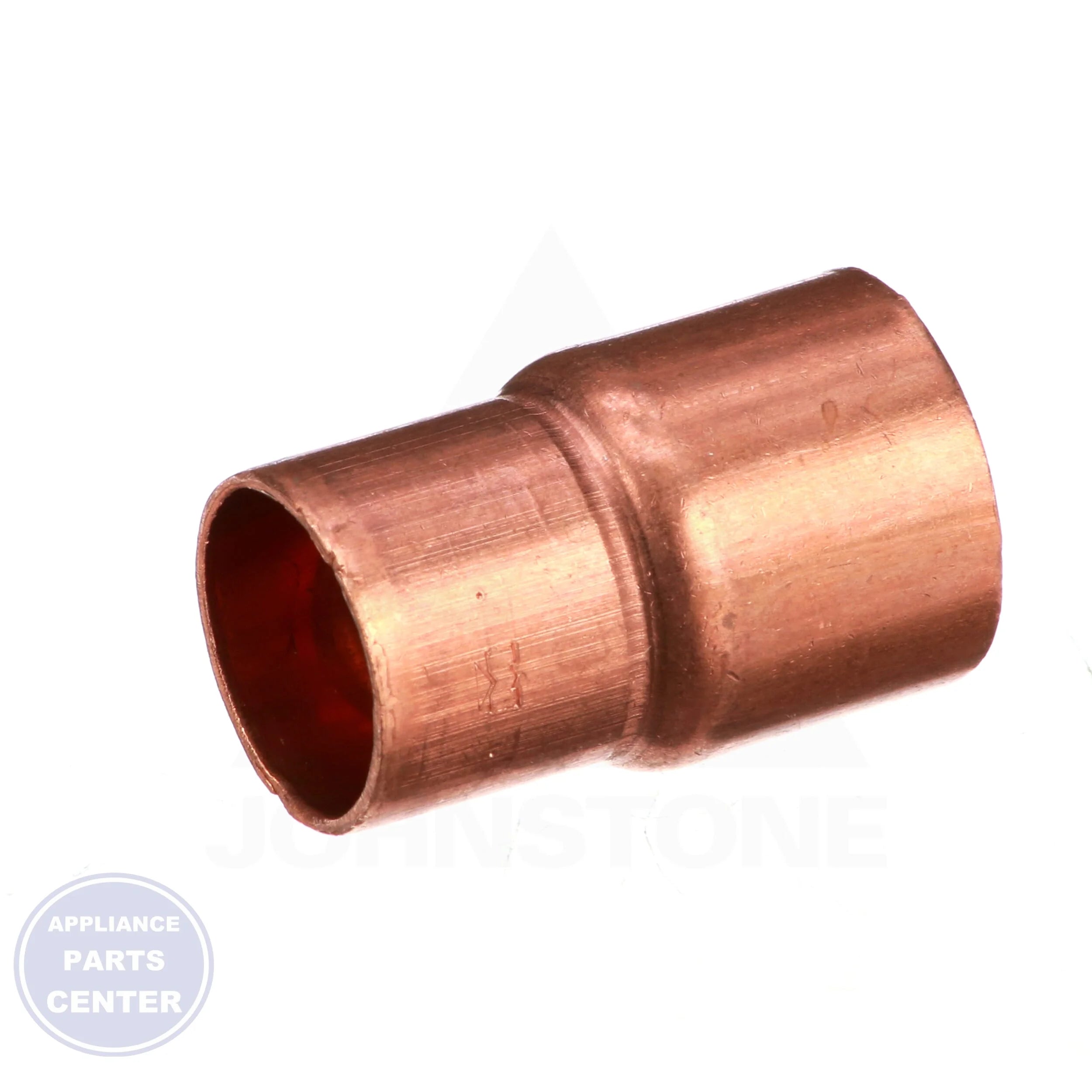 7/8 x 3/4 Copper CxC Coupling W01035 - Side view with precise measurements