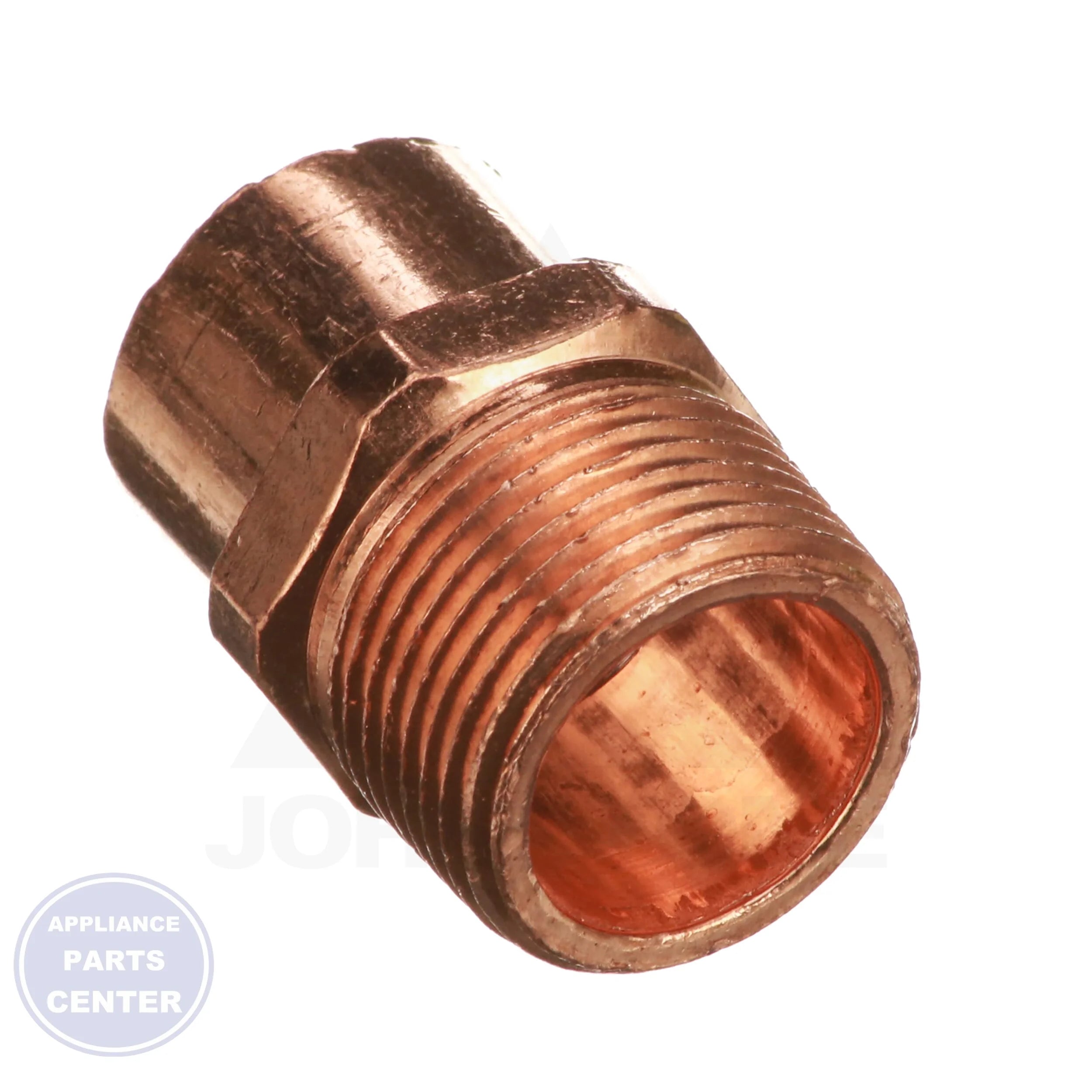 Copper CxMPT Adapter W01146 - Detailed view of 7/8' x 3/4' copper pressure fitting