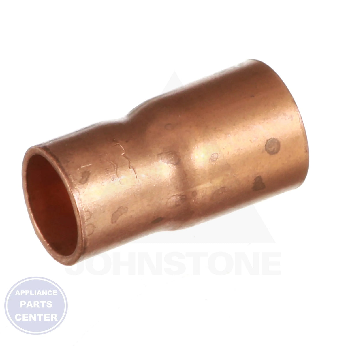 Copper FTGxC Reducer W01312 - Side view with 1/2 x 3/8 measurements