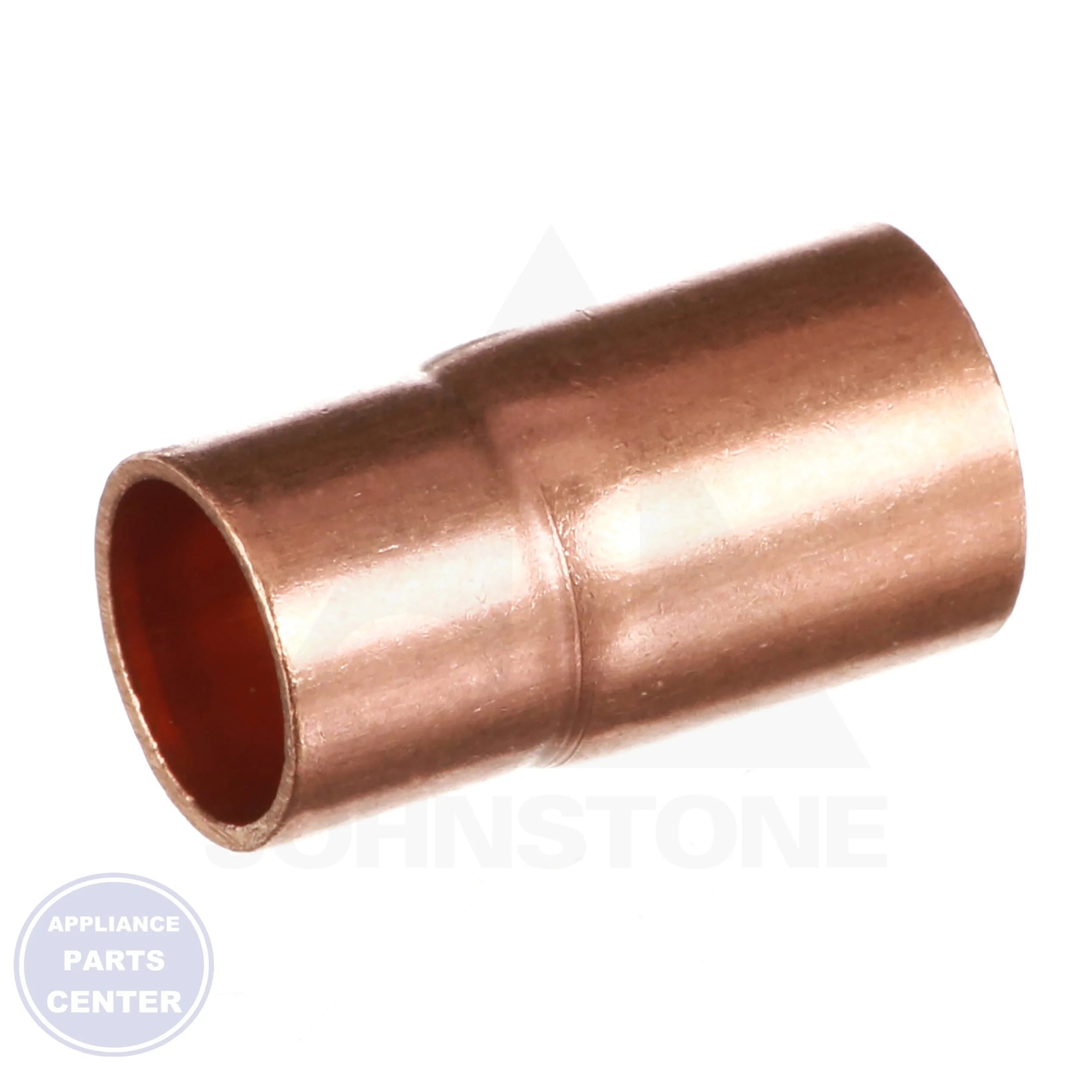 Copper FTGxC Reducer W01315 - Side view with 5/8 in. x 1/2 in. measurements