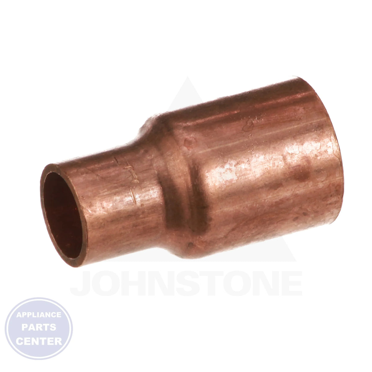 Copper FTGxC Reducer W01327 - Side view with precise measurements for copper tubing