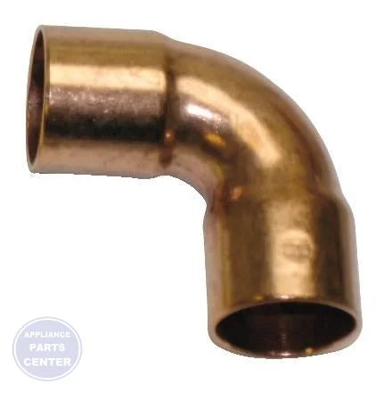 Copper CxC 90 Elbow W02003 - Main view showing 90-degree bend for specific models