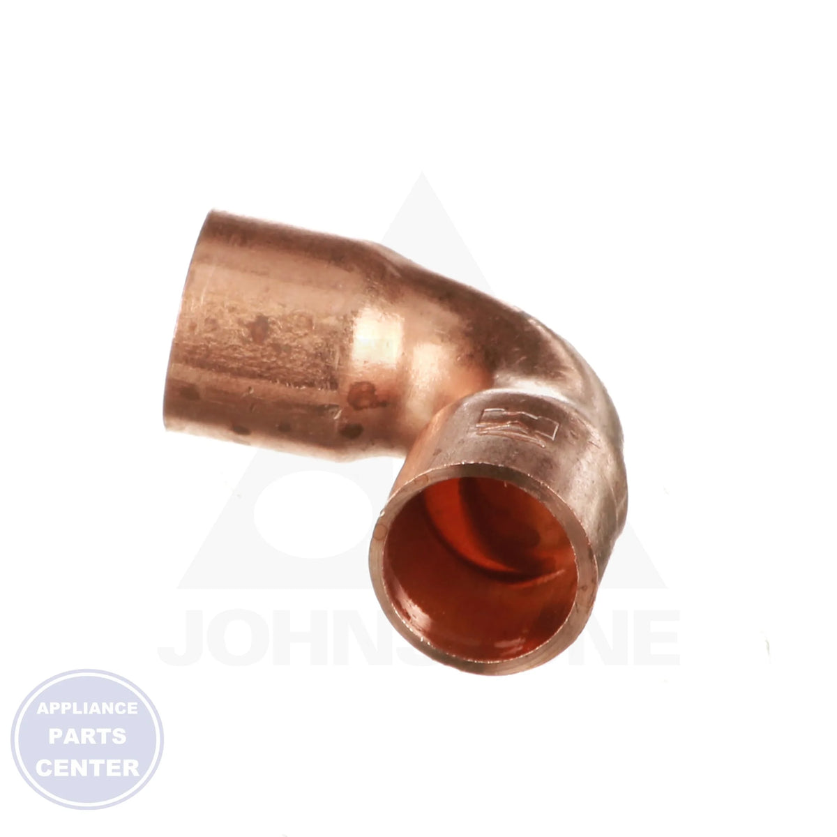 3/8 x 3/8 Copper CxC 90 Elbow W02009 - Detailed view of corrosion-resistant copper material