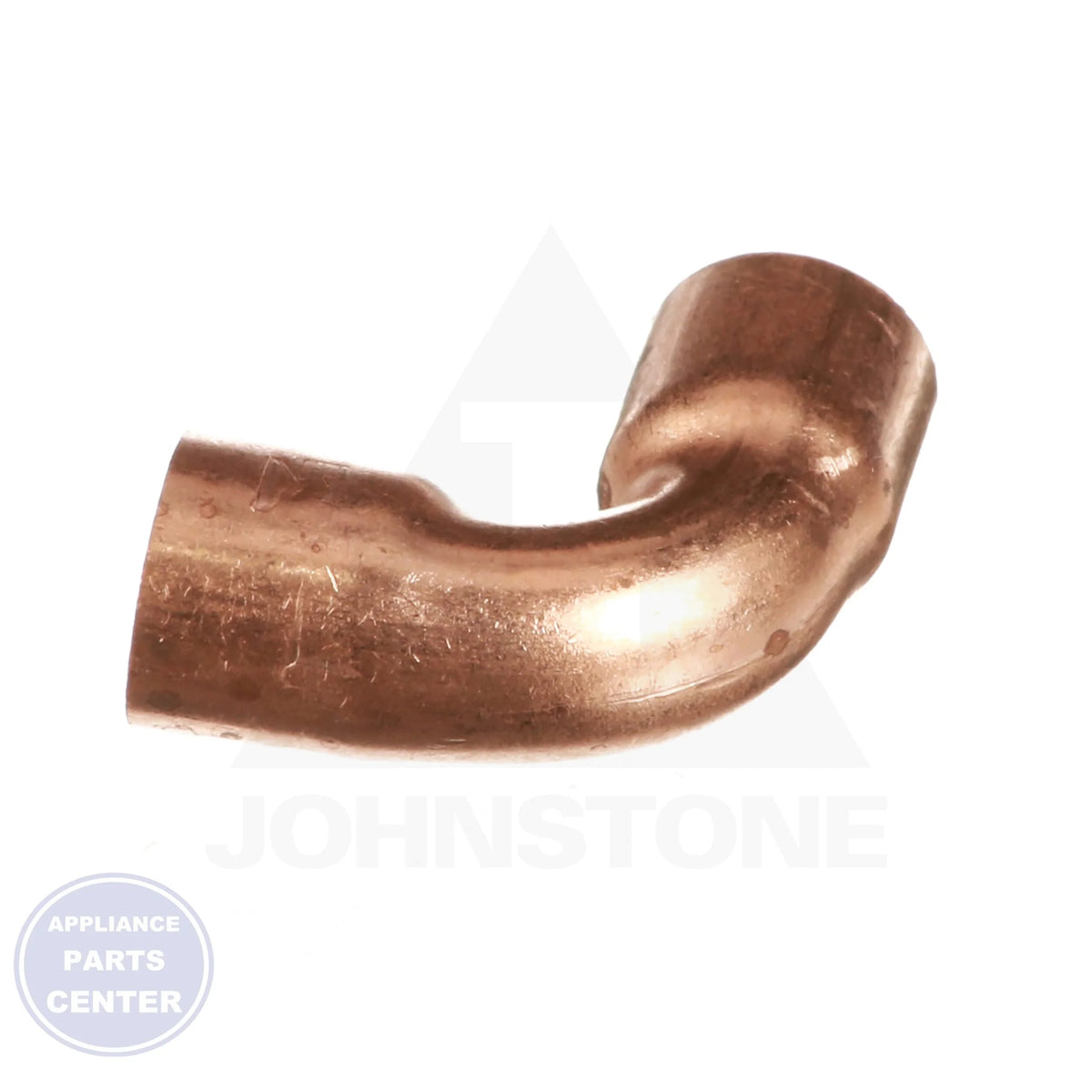 3/8 x 3/8 Copper CxC 90 Elbow W02009 - Side view with 3/8" OD and 1/4" nominal size