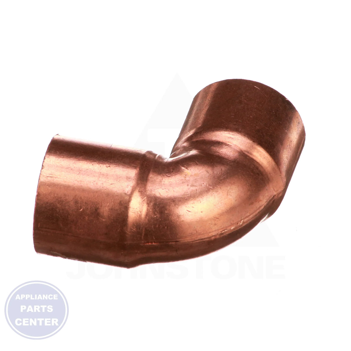 3/4 x 3/4 Copper CxC 90 Elbow W02028 - Side view with 3/4" and 5/8" measurements