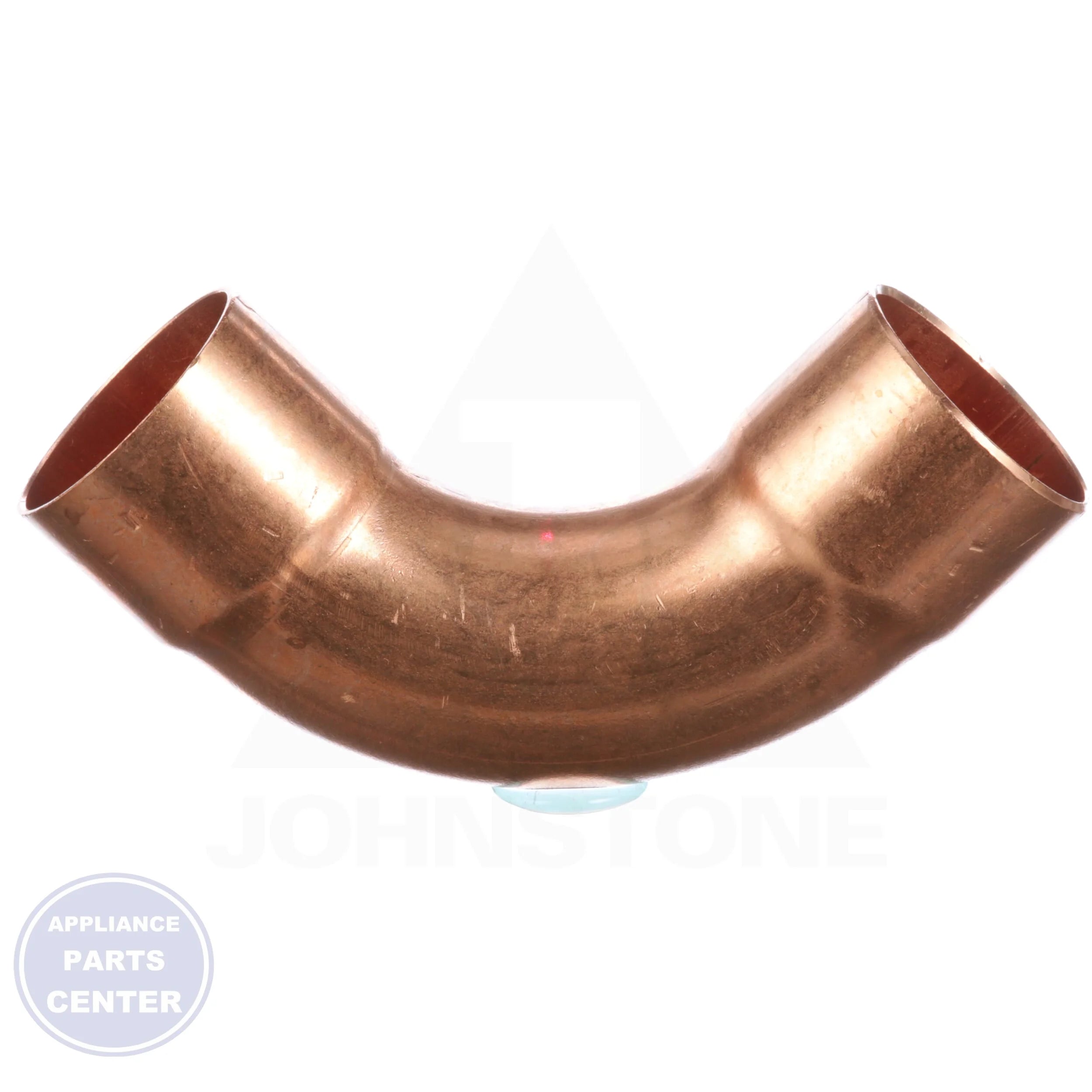 1-5/8 x 1-5/8 Copper CxC 90 Elbow W02063 - Side view with 1-5/8" outer diameter