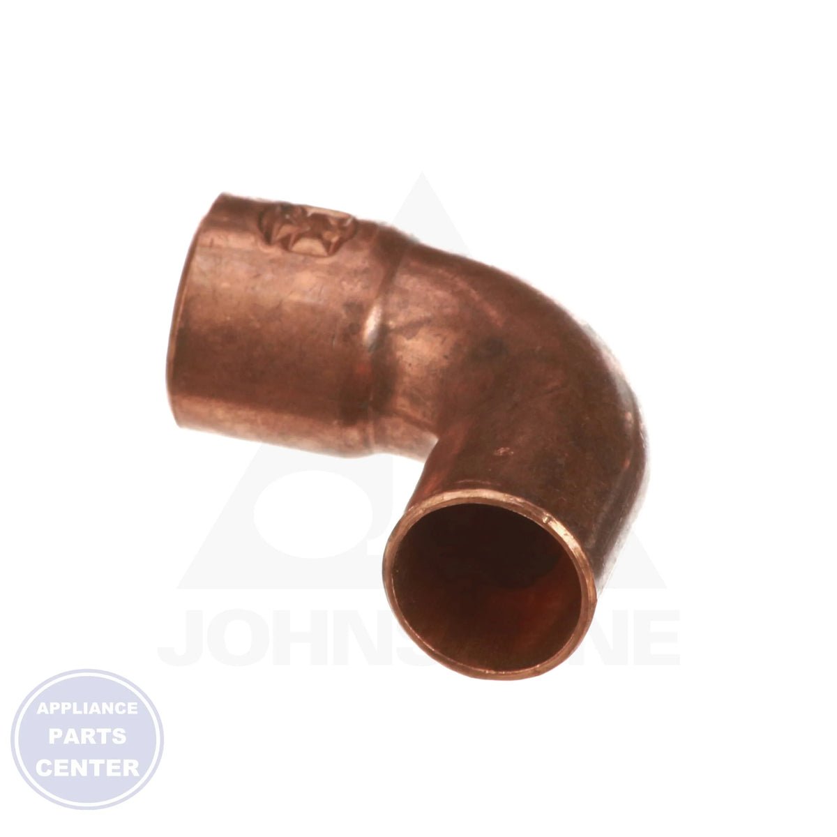 5/8 x 5/8 Copper FTGxC 90 Elbow W02326 - Detailed view of copper elbow technical details