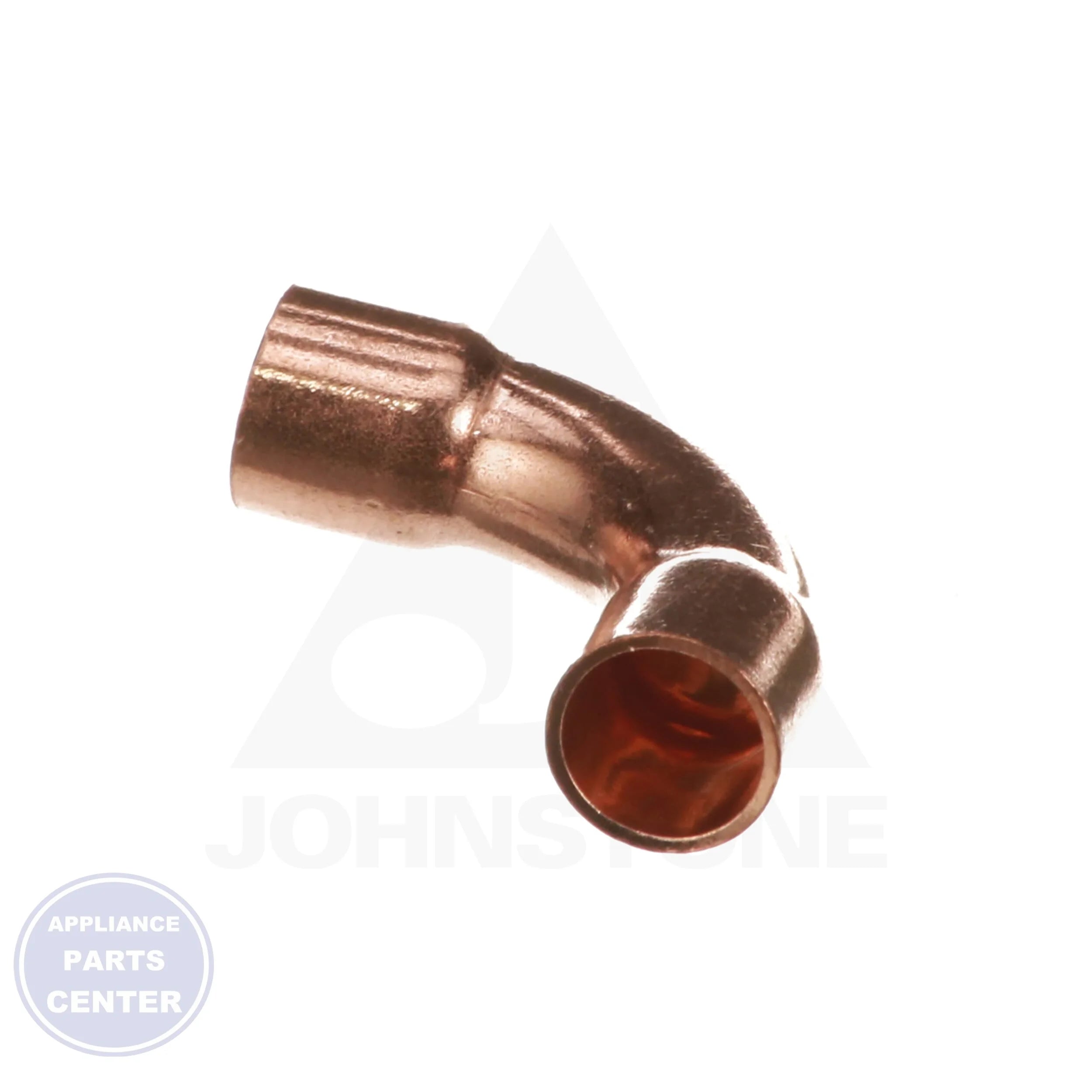 5/16 x 5/16 Copper CxC 90 Elbow W02710 - Detailed view of corrosion-resistant copper elbow