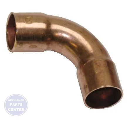[Brand] 5/16 x 5/16 Copper CxC 90 Elbow W02710 - Main view showing 90-degree turn for efficient plumbing