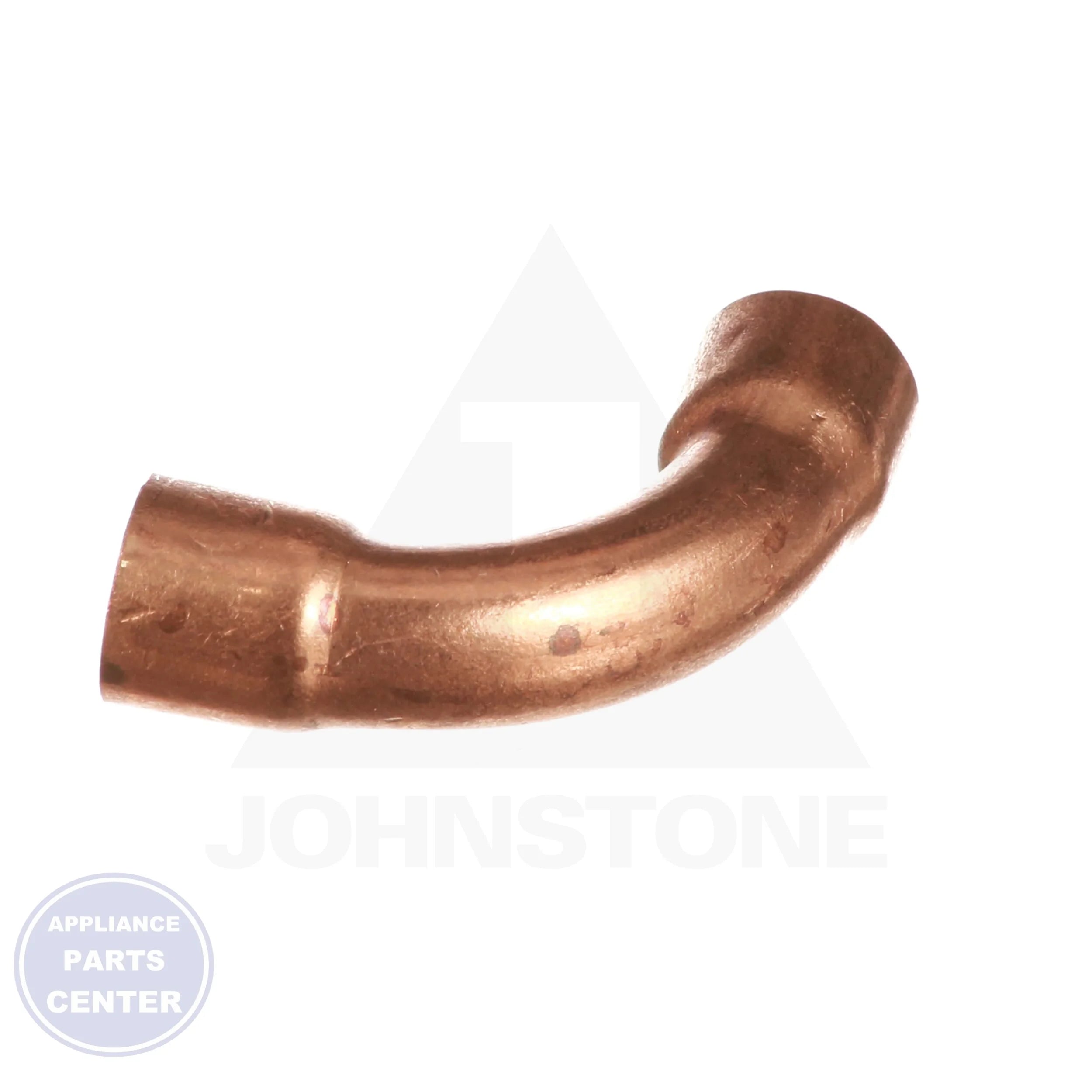 3/8 x 3/8 Copper CxC 90 Elbow W02716 - Side view with precise 3/8" measurements