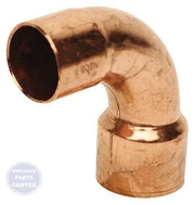 [Brand] 7/8 x 3/4 Copper CxC 90 Elbow W02735 - Main view showing corrosion resistance for [specific models]