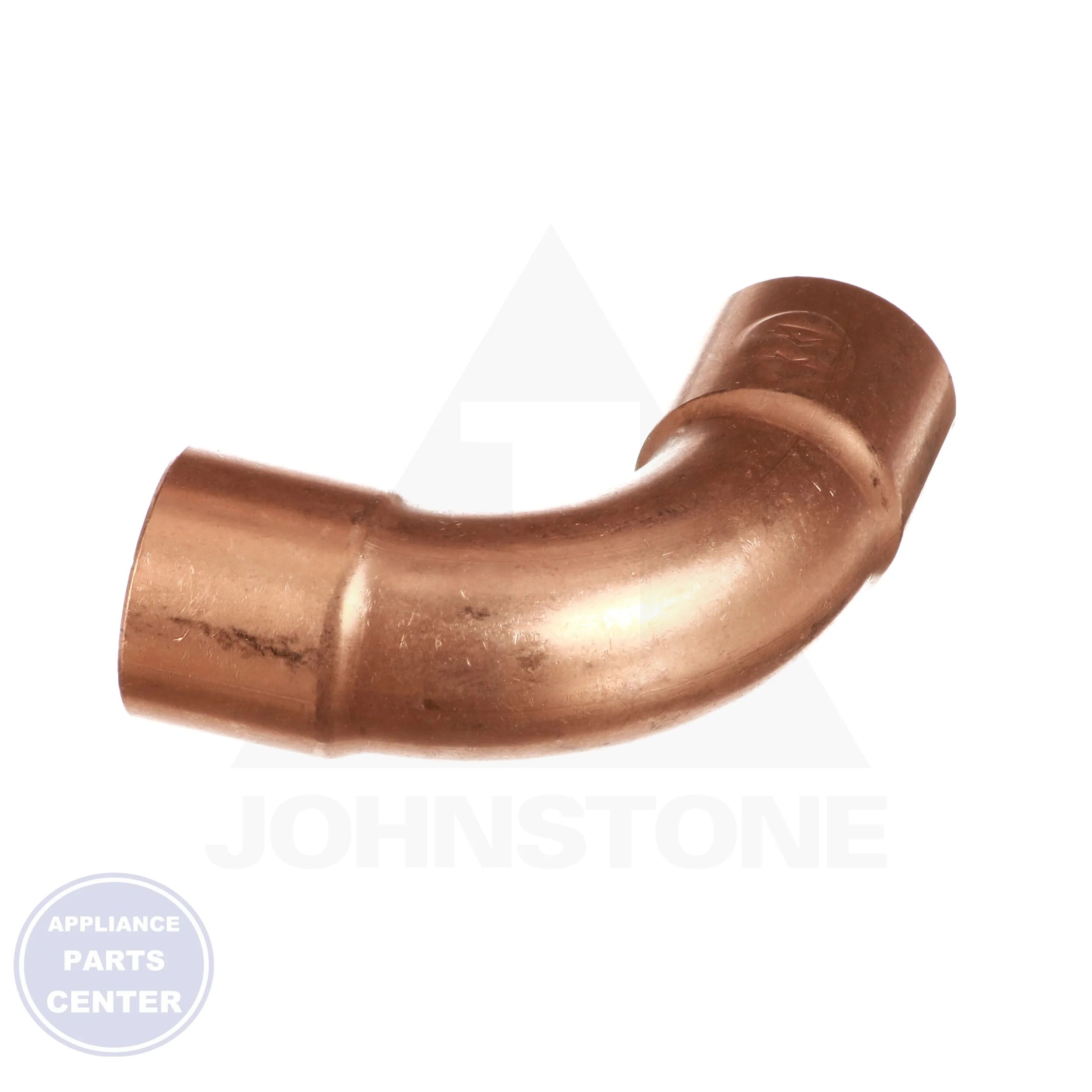 1-1/8 x 1-1/8 Copper CxC 90 Elbow W02747 - Side view with precise measurements of 1-1/8 inches