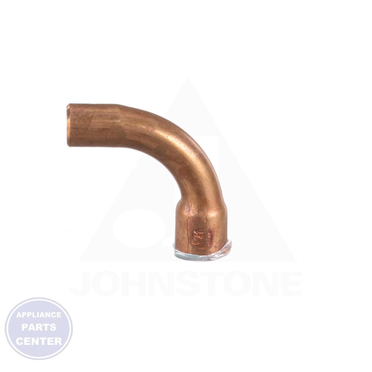 3/8 x 3/8 Copper FTGxC 90 Elbow W02809 - Detailed view of corrosion-resistant copper material