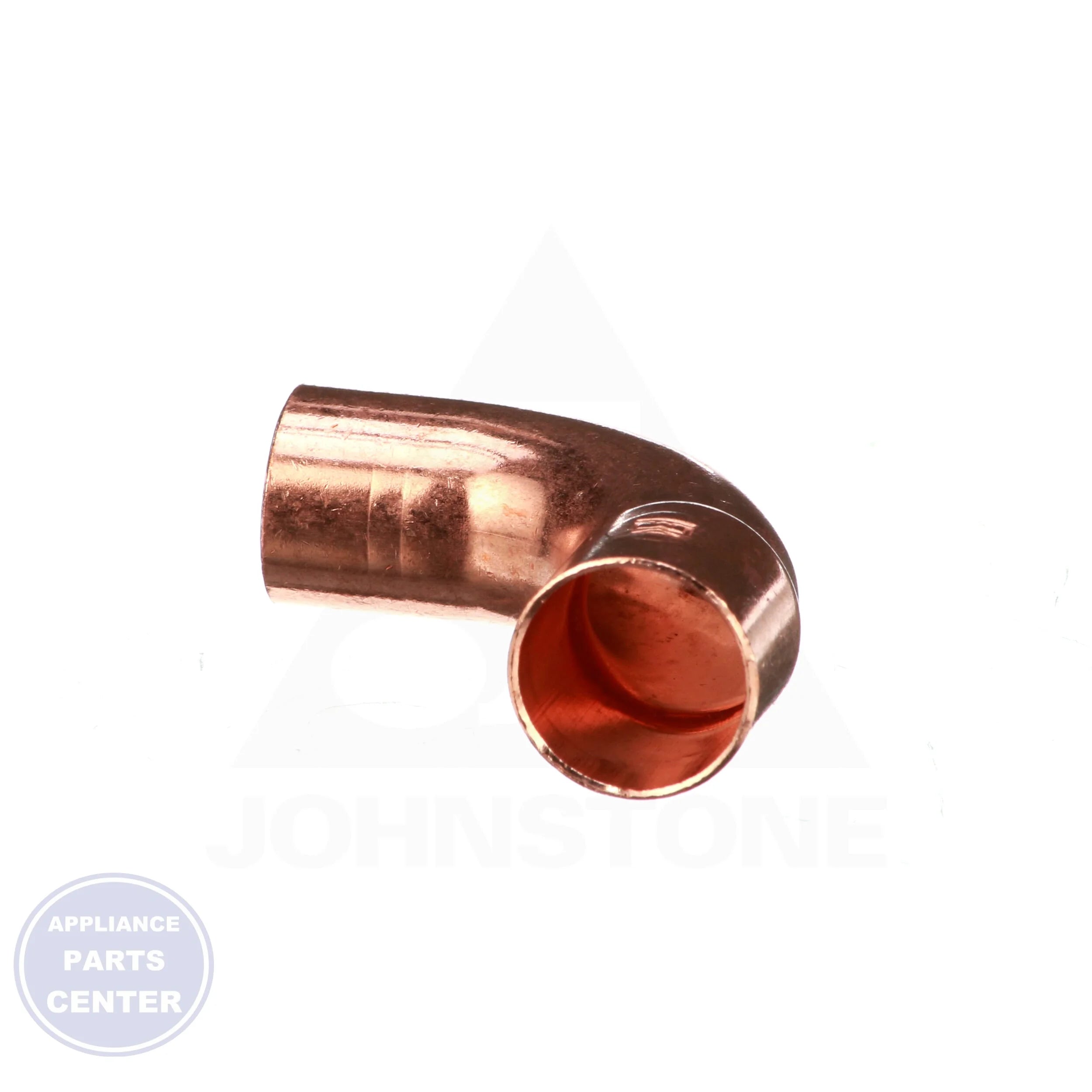 5/8 x 5/8 Copper FTGxC 90 Elbow W02822 - Detailed view of precise copper fitting details
