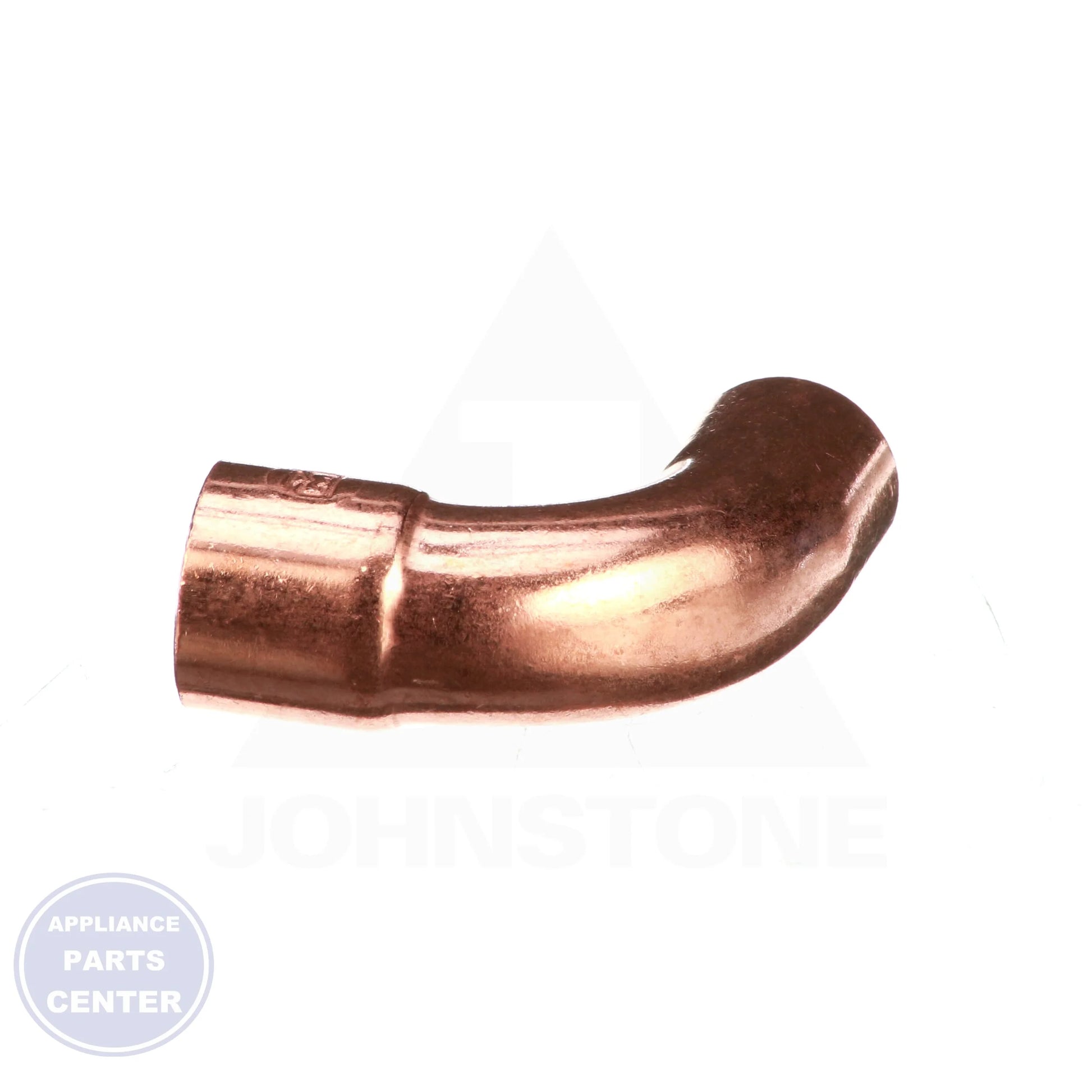 5/8 x 5/8 Copper FTGxC 90 Elbow W02822 - Side view with 90-degree angle specifications