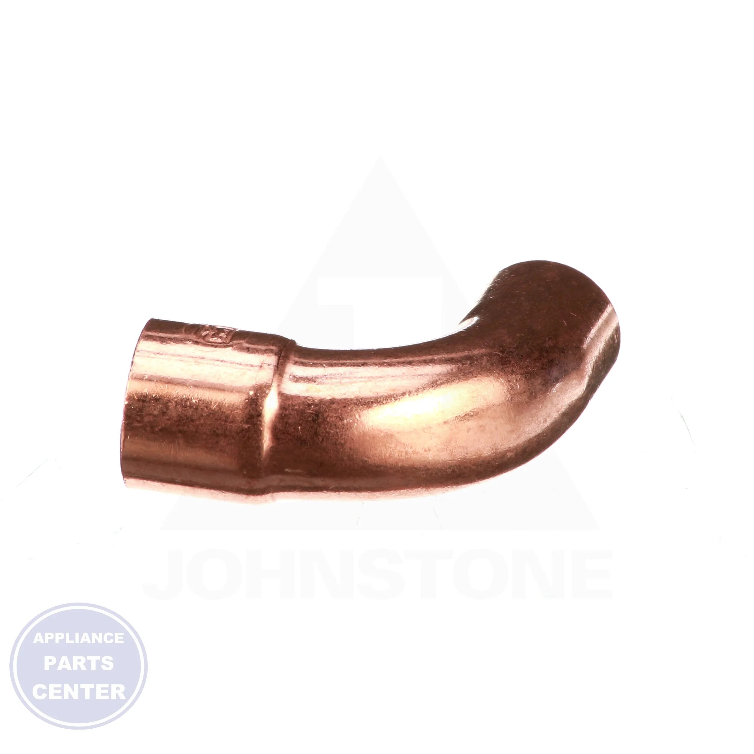 5/8 x 5/8 Copper FTGxC 90 Elbow W02822 - Side view with 90-degree angle specifications