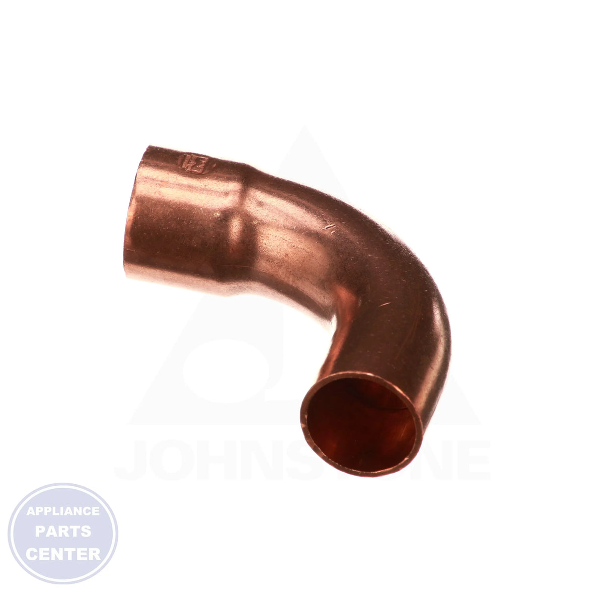 Copper FTGxC 90 Elbow W02828 - Detailed view of corrosion-resistant copper