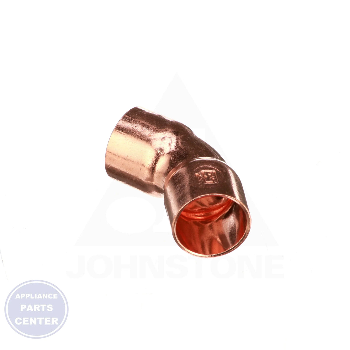 1/2 x 1/2 Copper CxC 45 Elbow - Detailed view of corrosion-resistant copper elbow