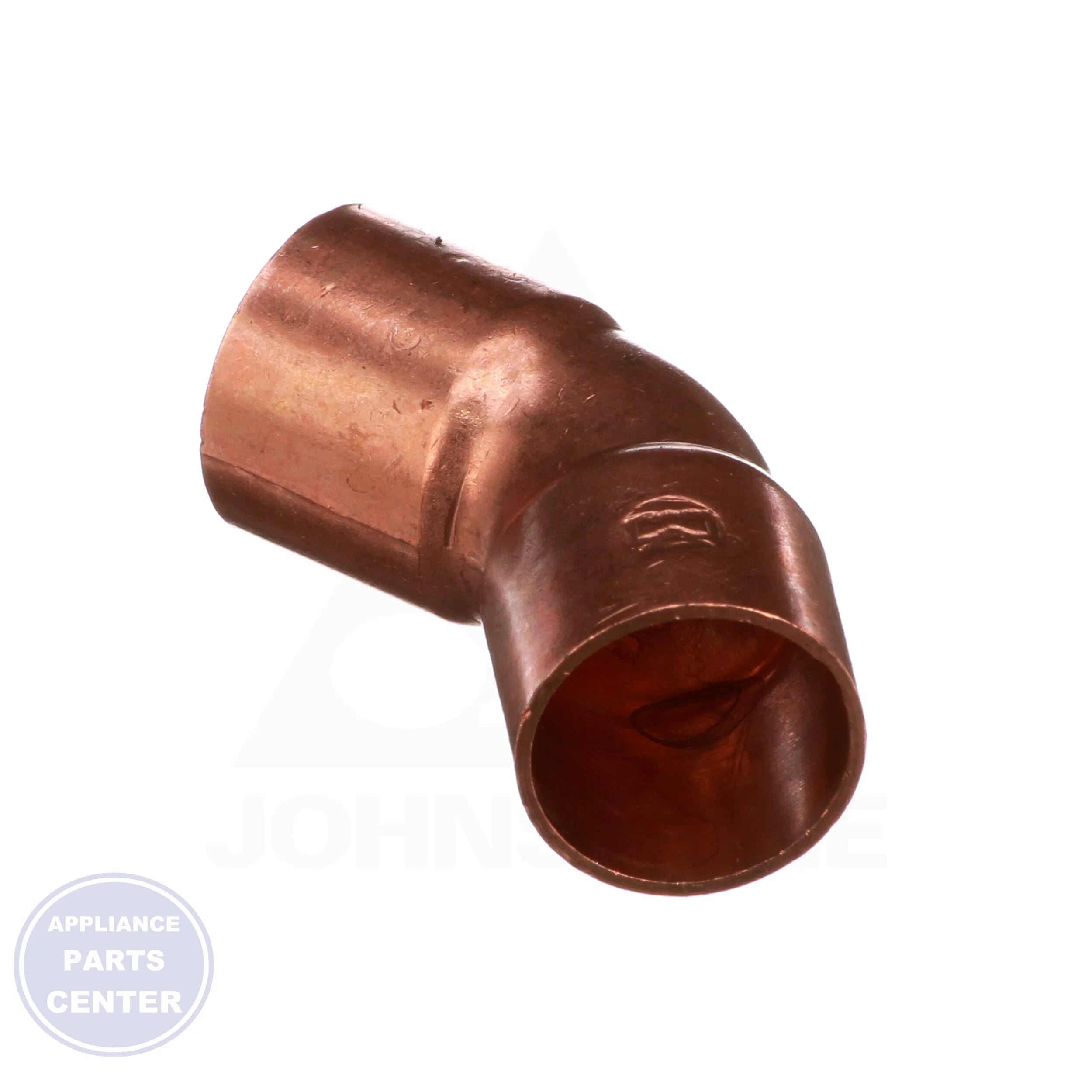 3/4 x 3/4 Copper CxC 45 Elbow W03030 - Detailed view of corrosion-resistant copper material